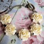 Cabbage Rose Bracelet